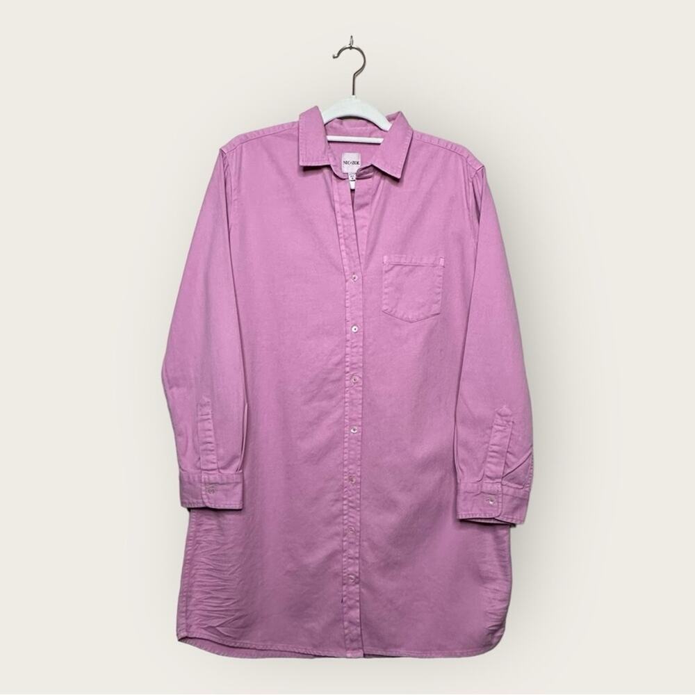 NWT | Nic + Zoe | Shirt Dress | Pink | Small